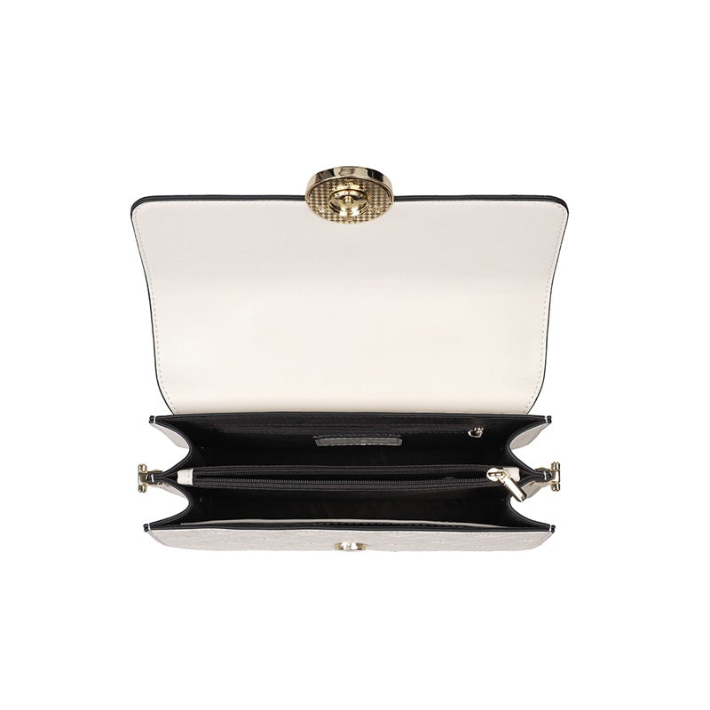 Women's Genuine Leather Fashion High Sense Chain Bags