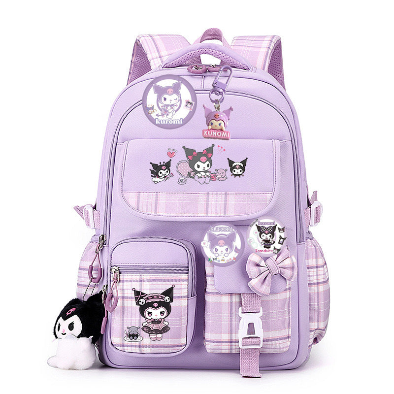 Female Cartoon Cute Portable Burden Alleviation Backpacks
