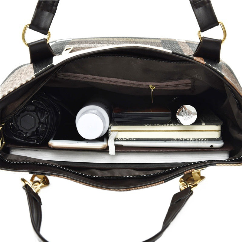 Women's Fashion Set Large Capacity Portable Mother Bags