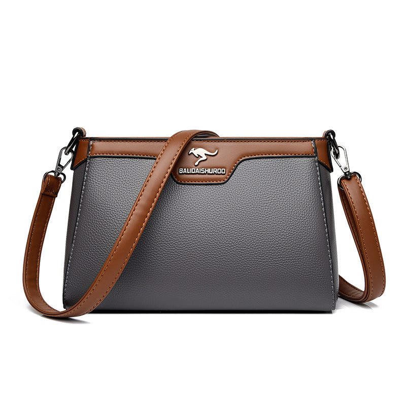Women's Mother Simple Practical Mother-in-law Elegant Stitching Crossbody Bags