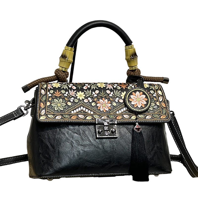 Women's Style Embroidery With Cheongsam Cotton Linen Hand Women's Handbag