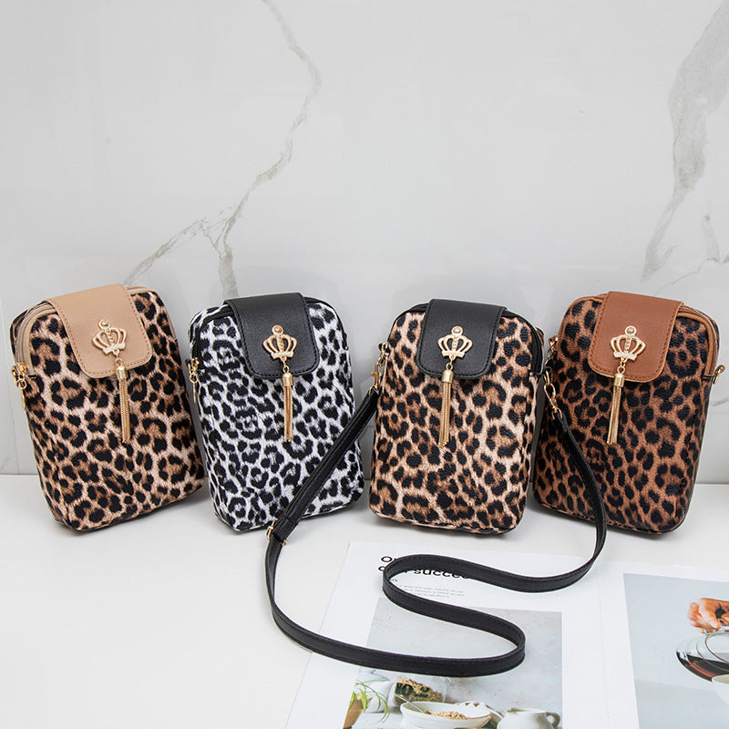 Unique Leopard Print Animal Pattern Fashion Women's Messenger Bag