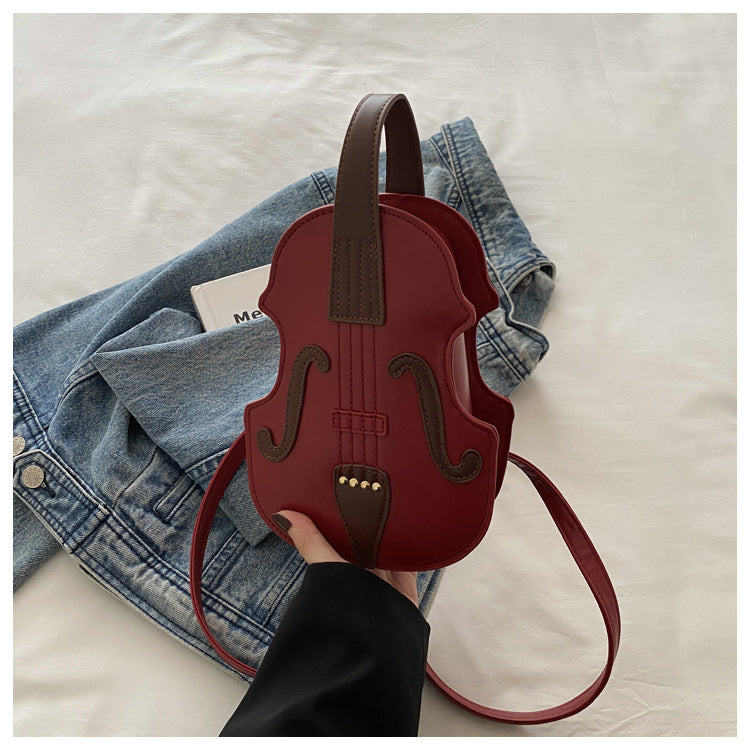 Women's Western Style Personalized Organ Guitar Retro Women's Shoulder Bag