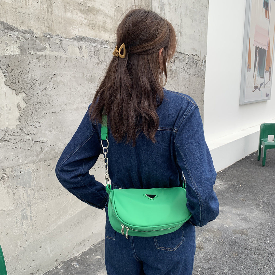 Women's Ge Oxford Cloth Simple Fashion Wide Shoulder Bags