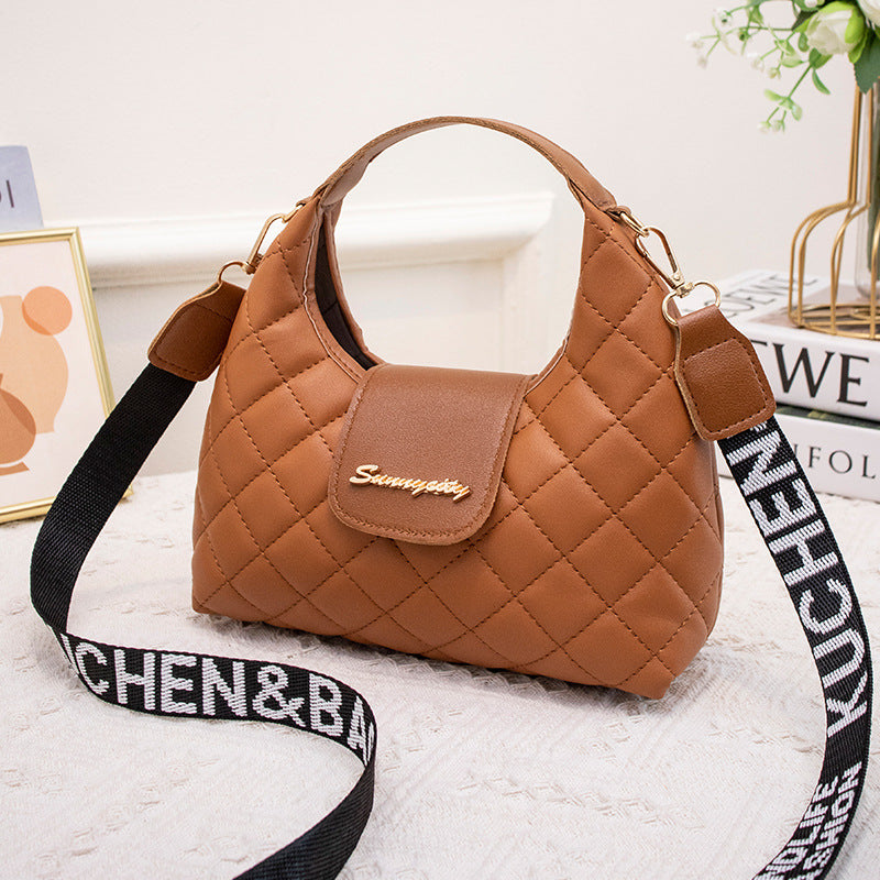 Elegant Women's Korean Fashion Rhombus Trendy Women's Handbag