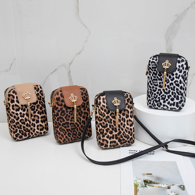 Unique Leopard Print Animal Pattern Fashion Women's Messenger Bag