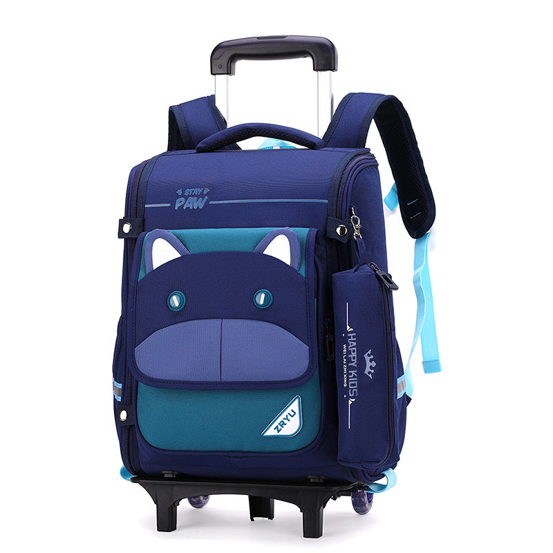 Women's & Men's Natural Fish Full Open Space Primary Grade Elementary School Students' Schoolbags