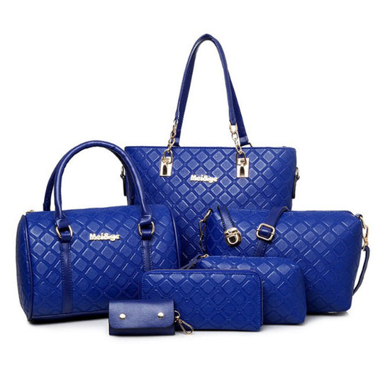 Women's Beautiful Creative Fashion Embossing Rhombus Shoulder Bags