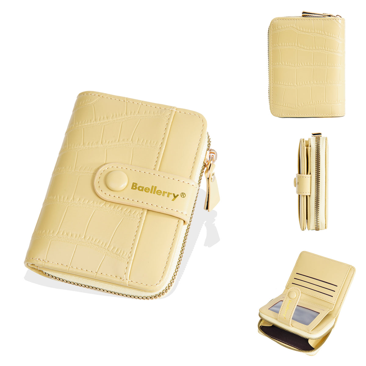 Women's Short Fashion Zipper Niche Stone Pattern Ladies Wallet