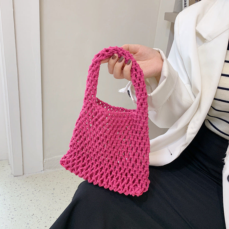 Women's Korean Style Fashionable Stylish Hollow Wrist Handmade Women's Handbag