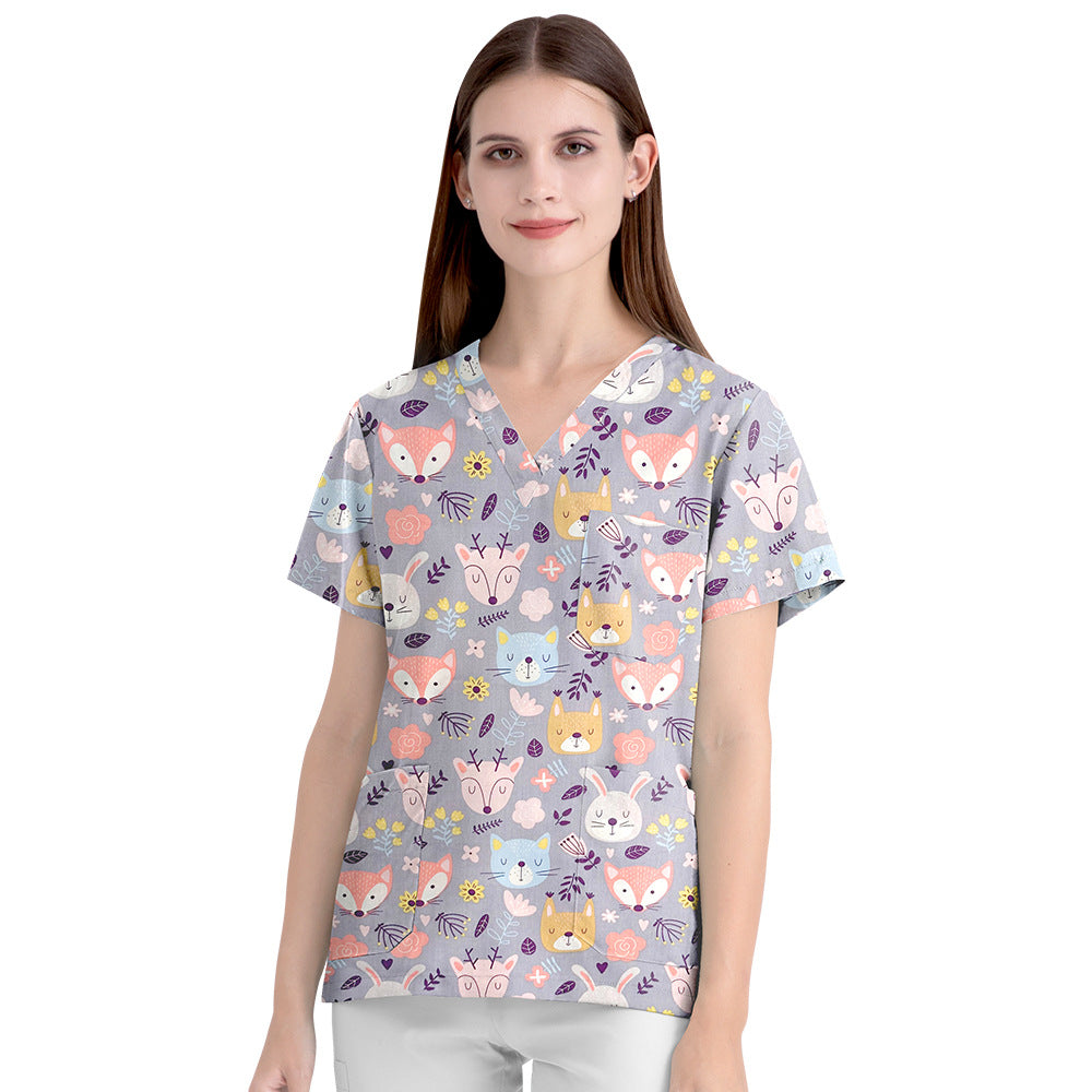 Women's & Men's Old Sister-in-law Split Outfit Work Clothes Cloth Uniform