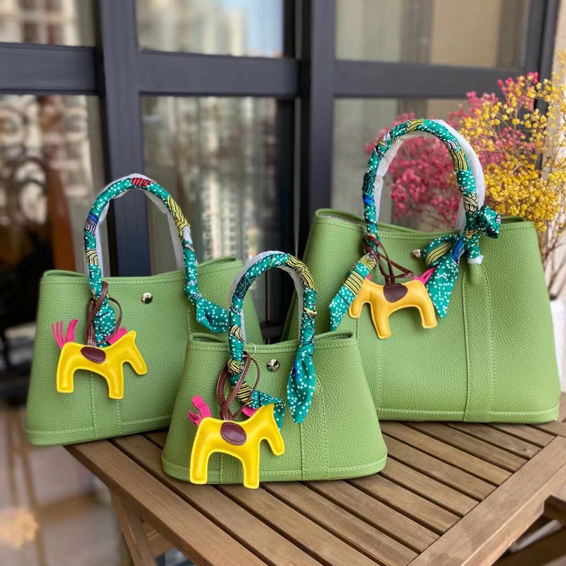 Genuine Leather Fashion Simple Large Capacity Portable Shoulder Bags