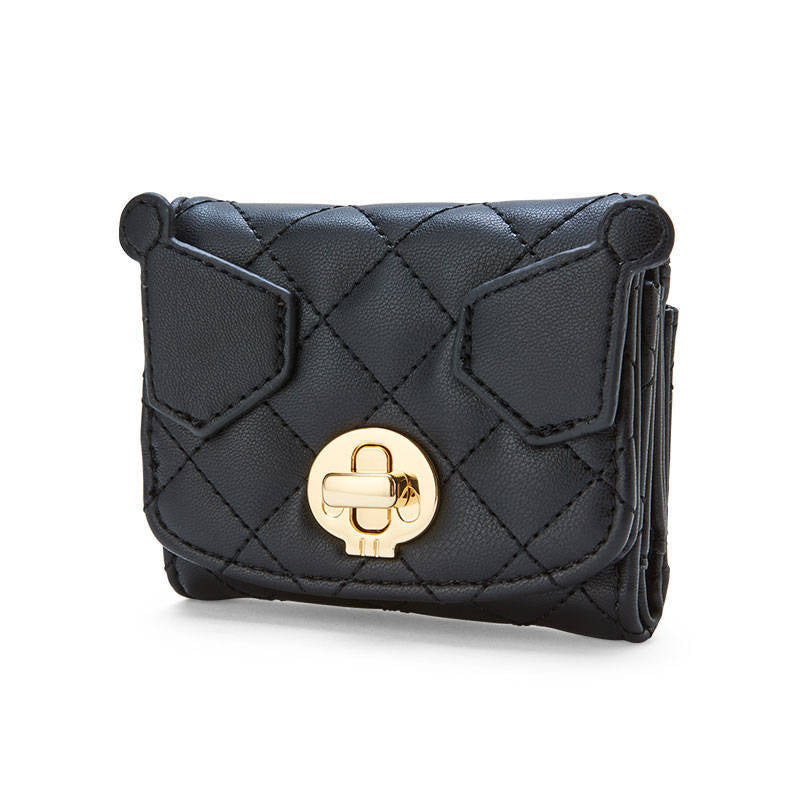 Short Black Clow Three-dimensional Cartoon Head Ladies Wallet