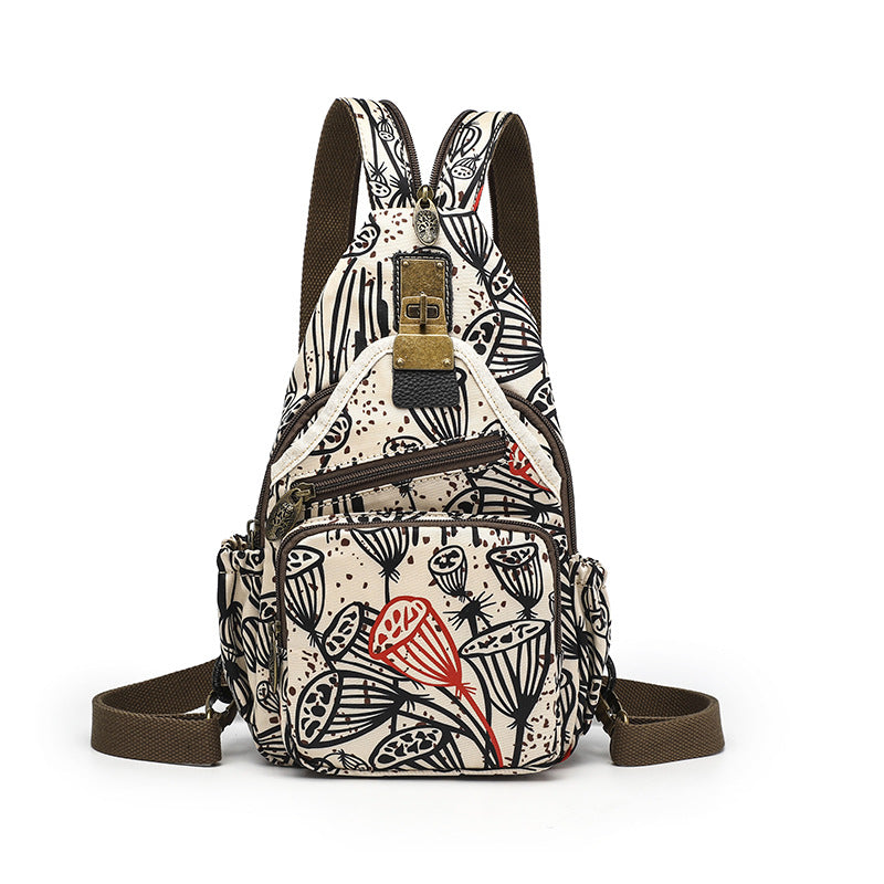 Women's Korean Style Leisure Fashion Double Waist Packs