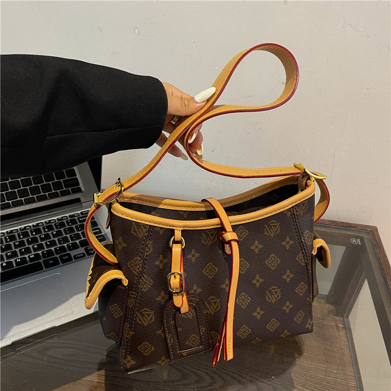 Light Luxury Airport Underarm Large Capacity Bags