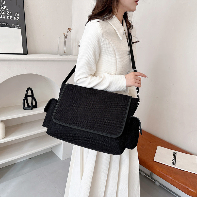 Class Female Canvas Large Capacity Tide Bags