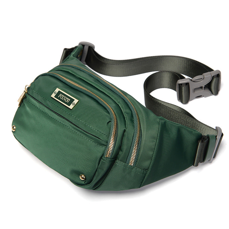 Women's Oxford Cloth Canvas Running Cell Summer Waist Packs