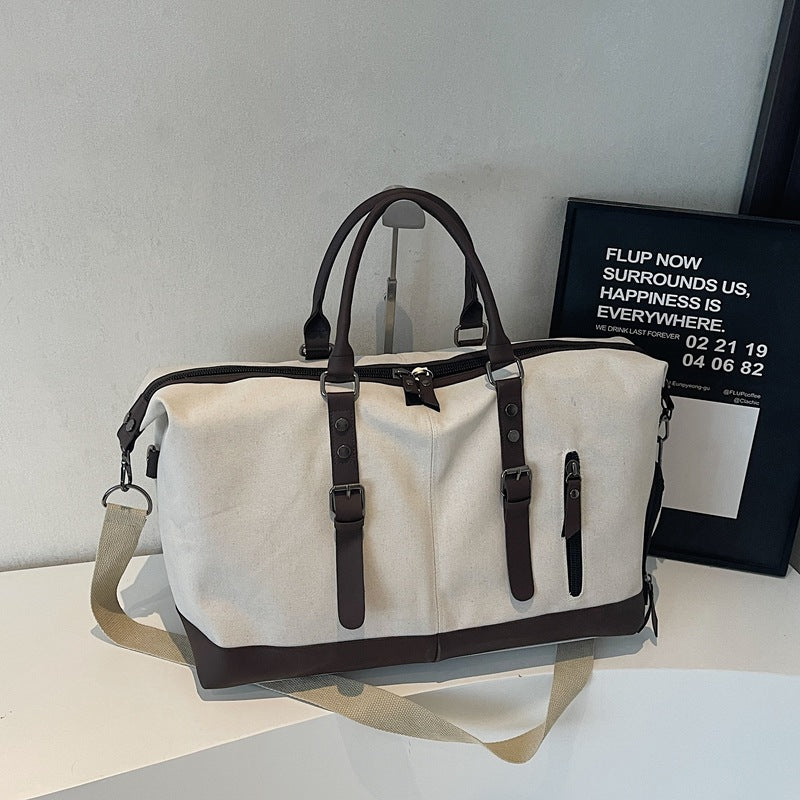 Men's Canvas Reticule Fashion Trendy Large Capacity Travel Bags