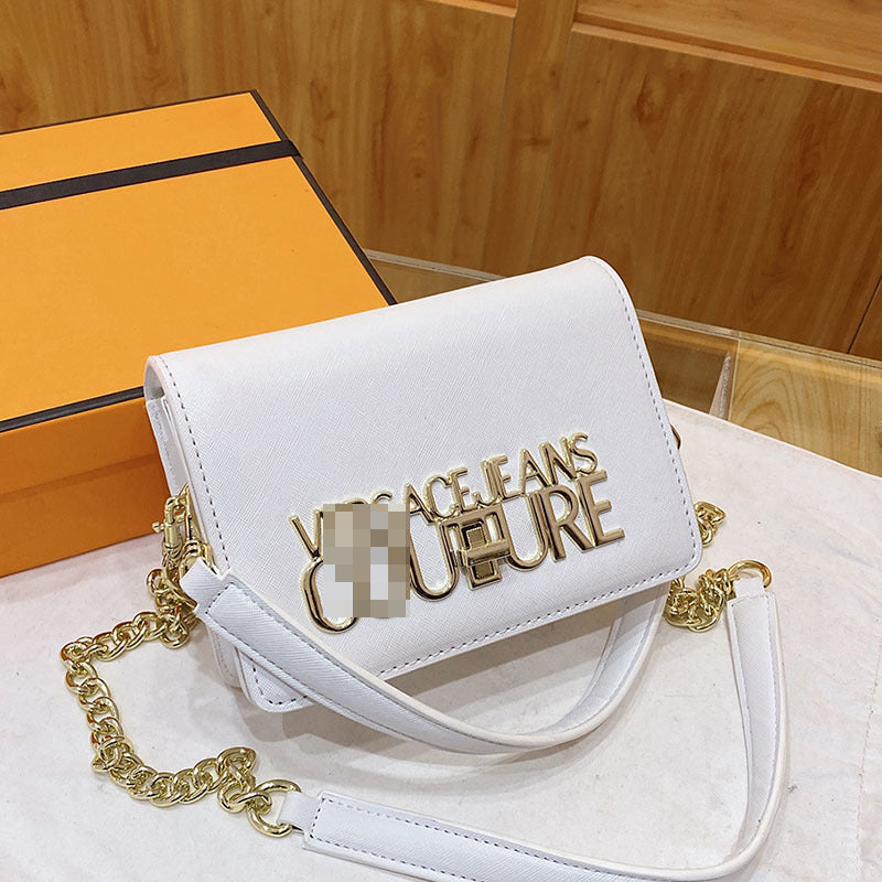 Trendy Fashion Textured Versatile Chain Simple Bags