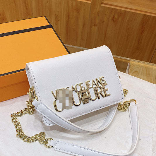 Trendy Fashion Textured Versatile Chain Simple Bags