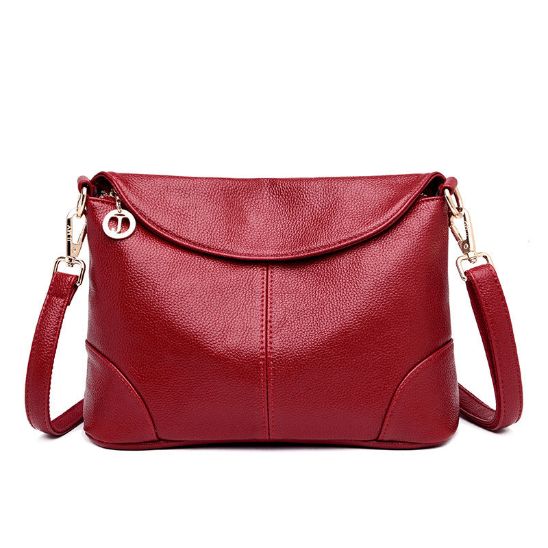 Women's Fashion Female Mother Soft Leather Shoulder Bags