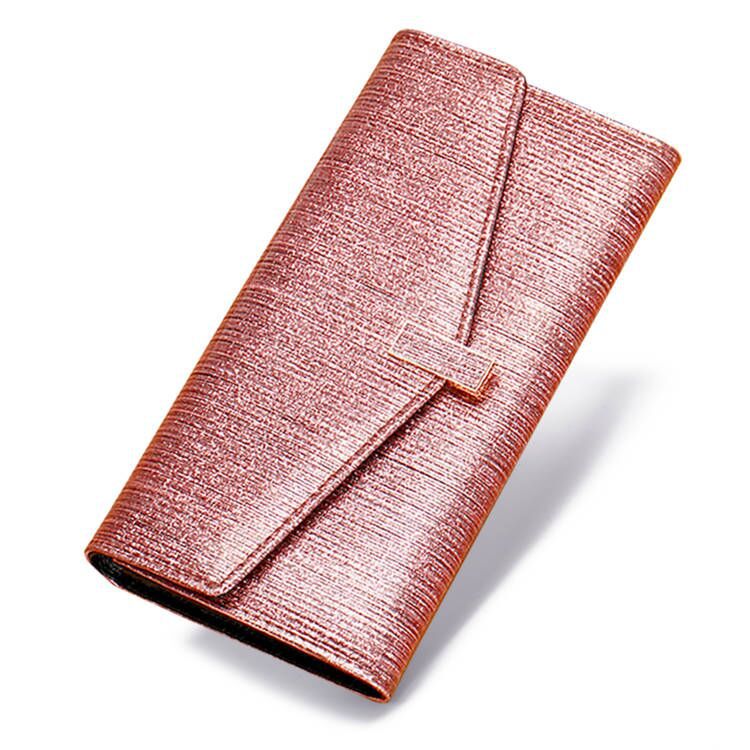 Women's Long Genuine Leather Design Fashion Elegant Ladies Wallets