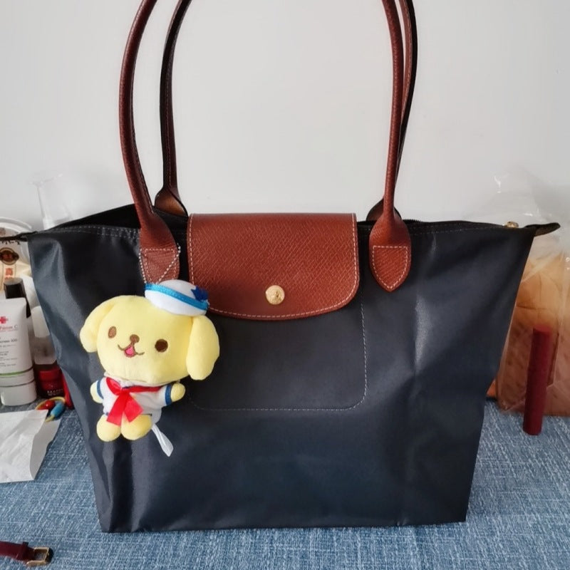 Women's French Embroidery Dumpling Folding Large Capacity Dragon Handbags