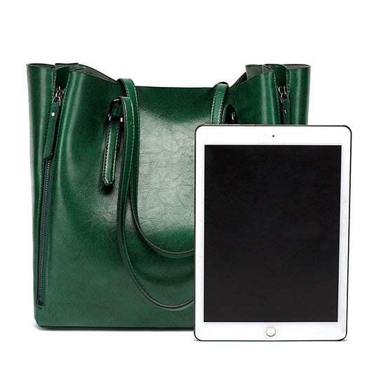Women's Slouchy Fashion Simple Large Capacity Handbags