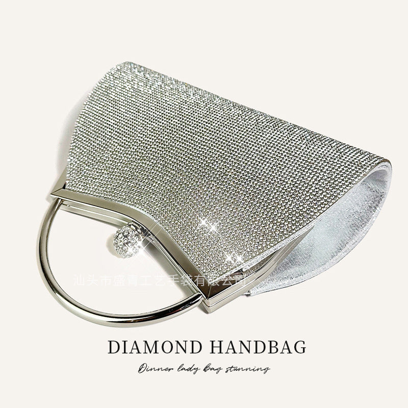 Women's Full Diamond Dinner Shelf Night Show Evening Bags