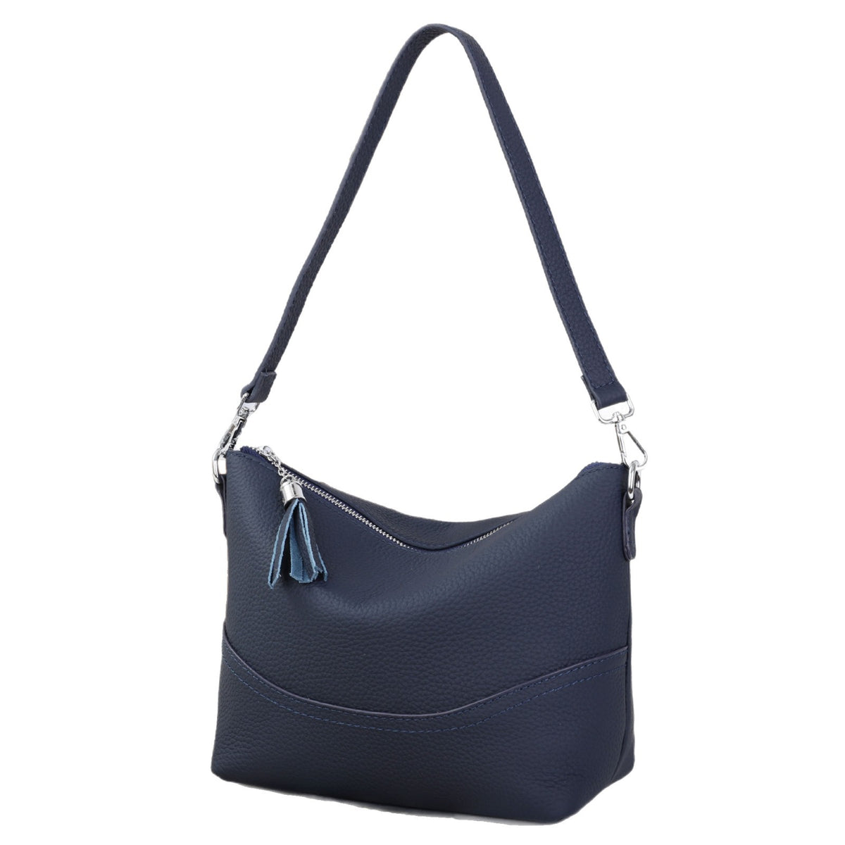 Full Top Layer Cowhide Simple Practical Commuter Underarm Women's Messenger Bag