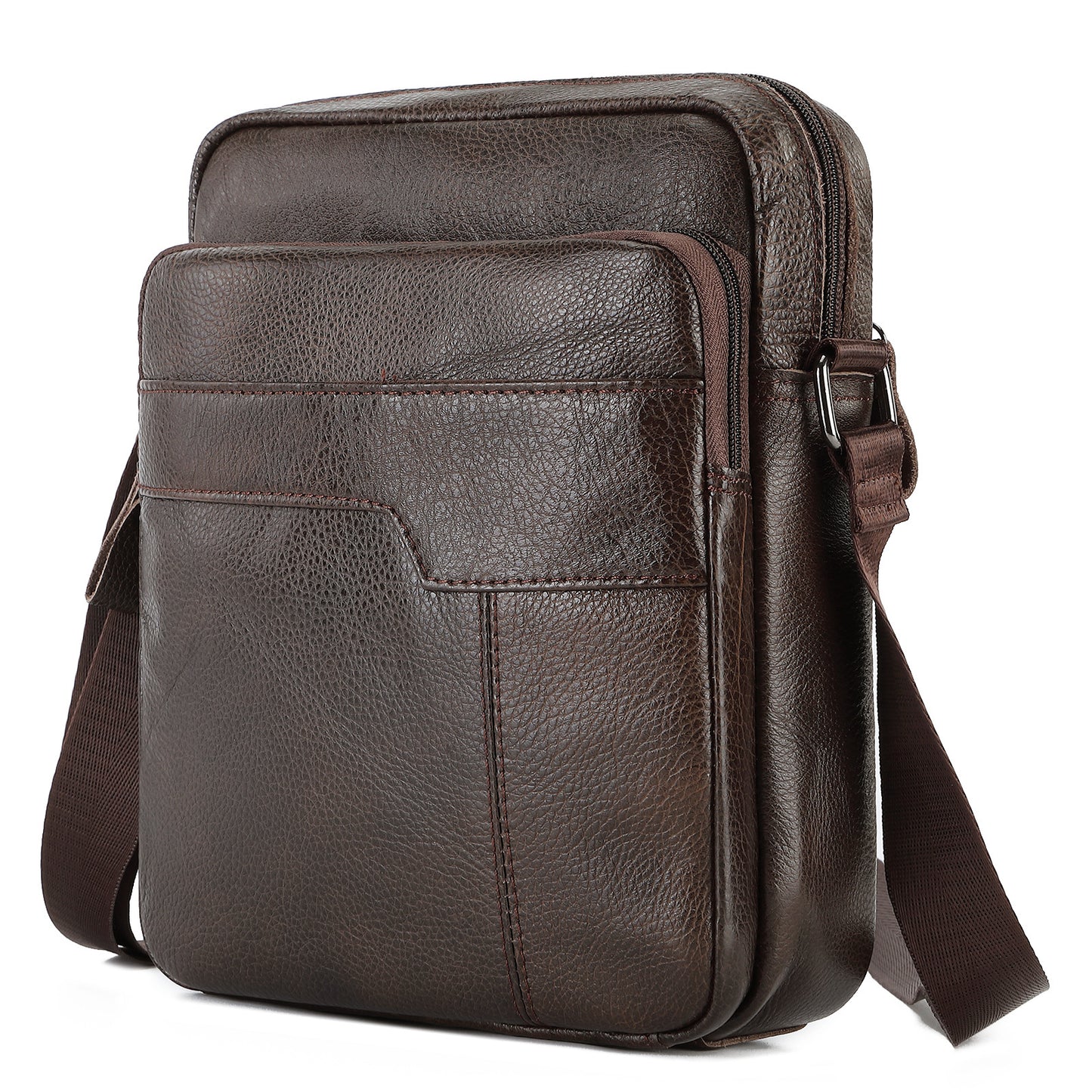 Men's Fashion Retro Style Business First Layer Men's Shoulder Bags