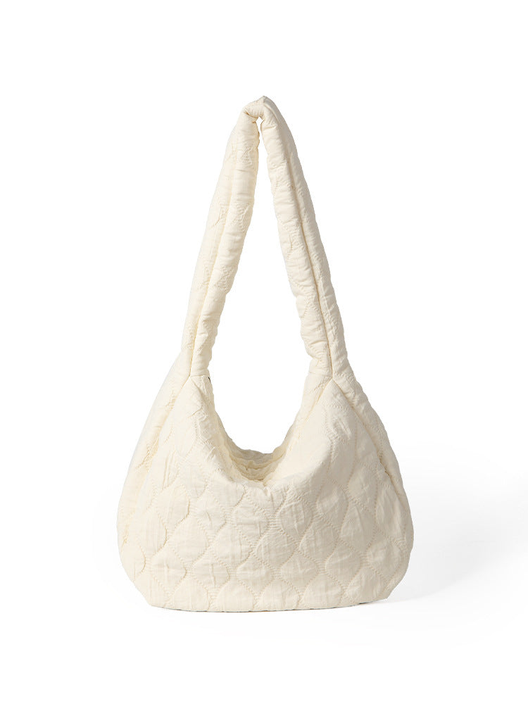 Fashion Design Sense Niche Retro Large Capacity Rhombus Handbags