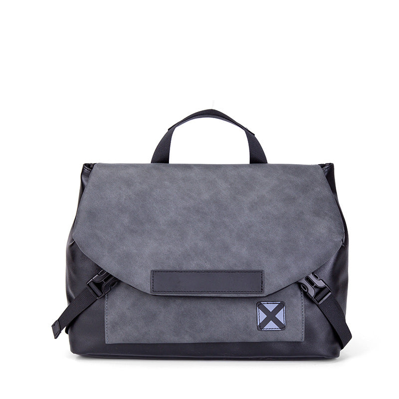 Men's Simplicity Contrast Color Fashion Large Capacity Men's Messenger Bags