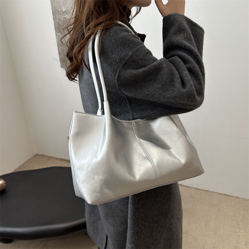 Design Beautiful Retro Winter Solid Color Large Capacity Western Style Bags