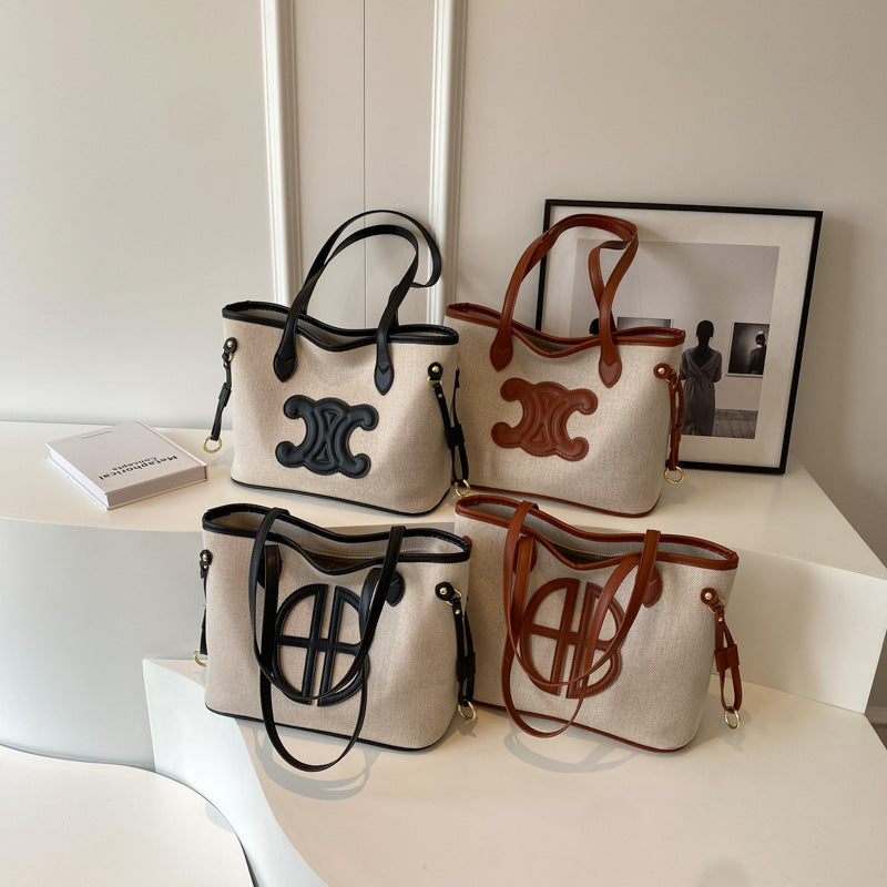 Retro Textured Design Commuter Large Capacity Bags