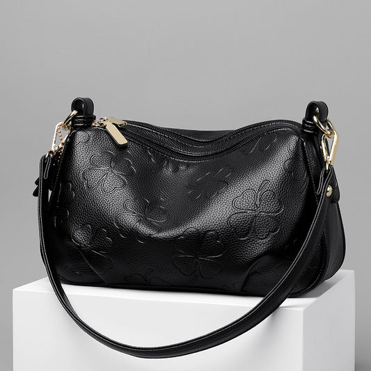 Women's Soft Leather Large Capacity Dumpling Crossbody Bags