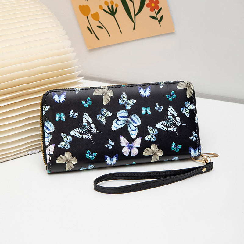 Women's Autumn Korean Style Long Sweet Butterfly Ladies Wallet