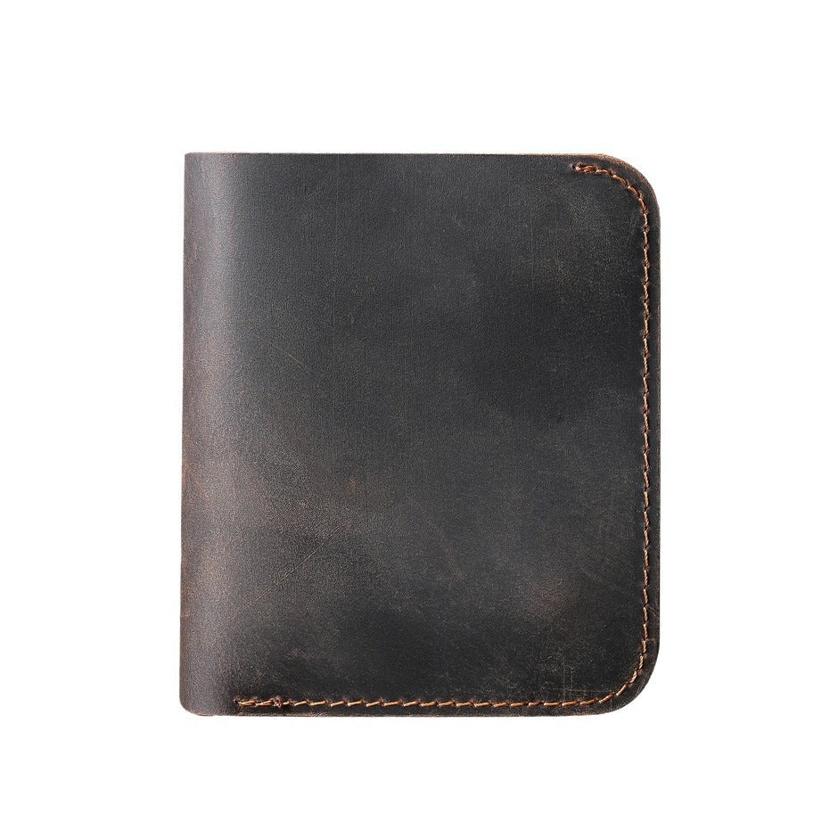 Women's & Men's & Leather Crazy Horse Handmade Retro Card Holder