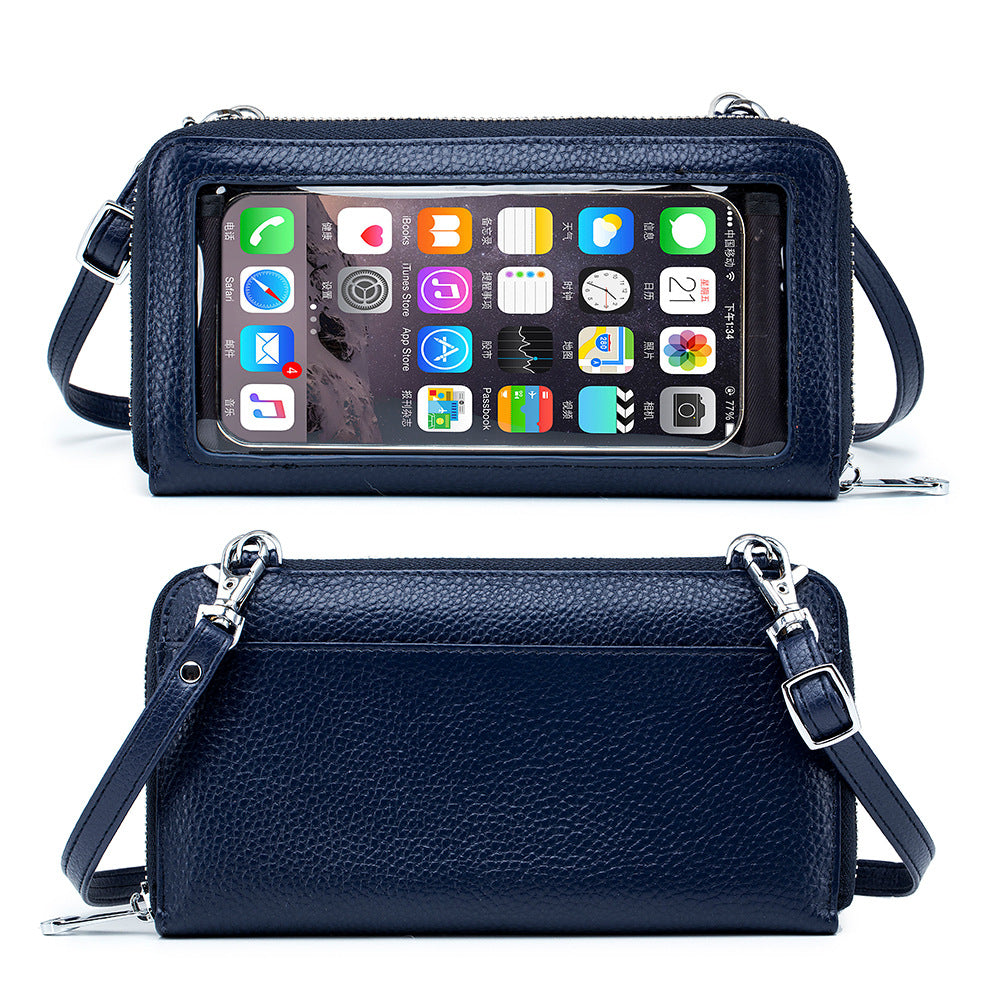 Leather Touch Screen Simple And Lightweight Niche Female Bags
