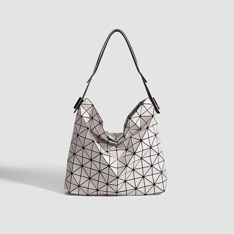 Trendy Style Underarm Commuter Geometric Rhombus Crossbody Bags