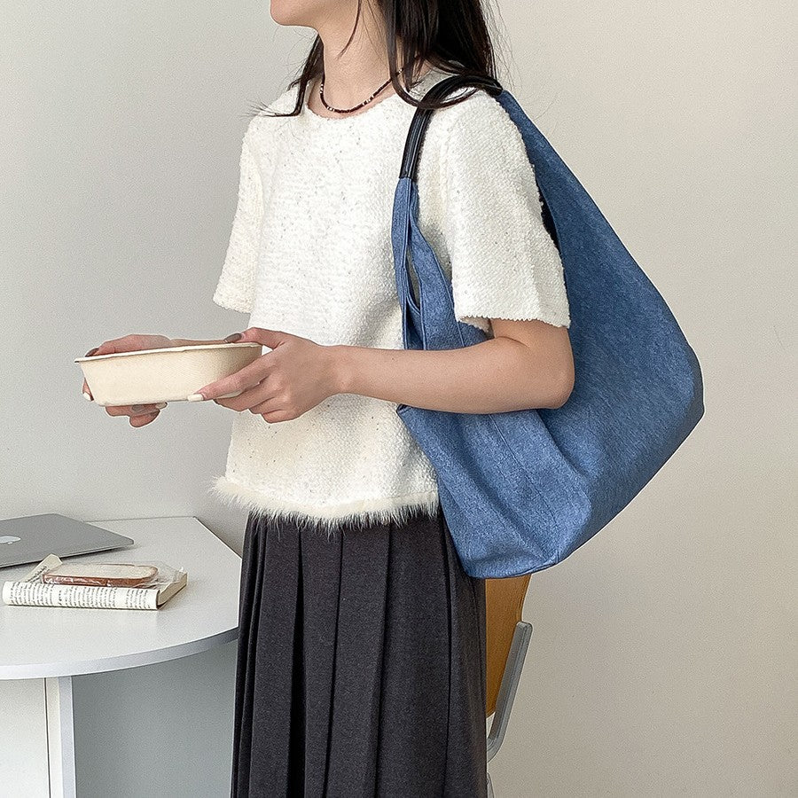 Women's Fashion Simple Commute Style Large Capacity Tote Bags