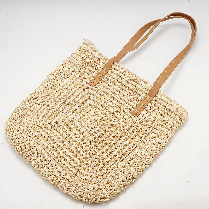 Source Handmade Fashion Straw Woven Beach Bags
