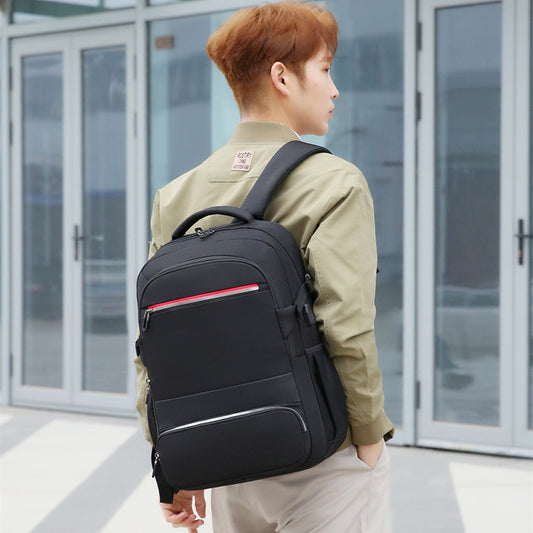 Men's Trendy Business Printed Large Capacity Backpacks