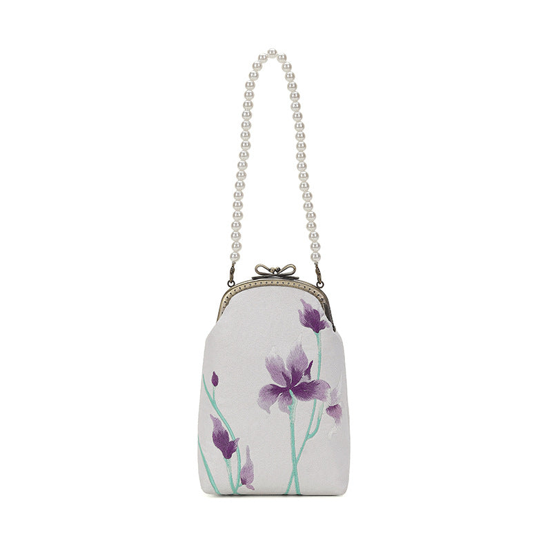 Quiet Embroidered Ancient Style Cheongsam Banquet Handbags