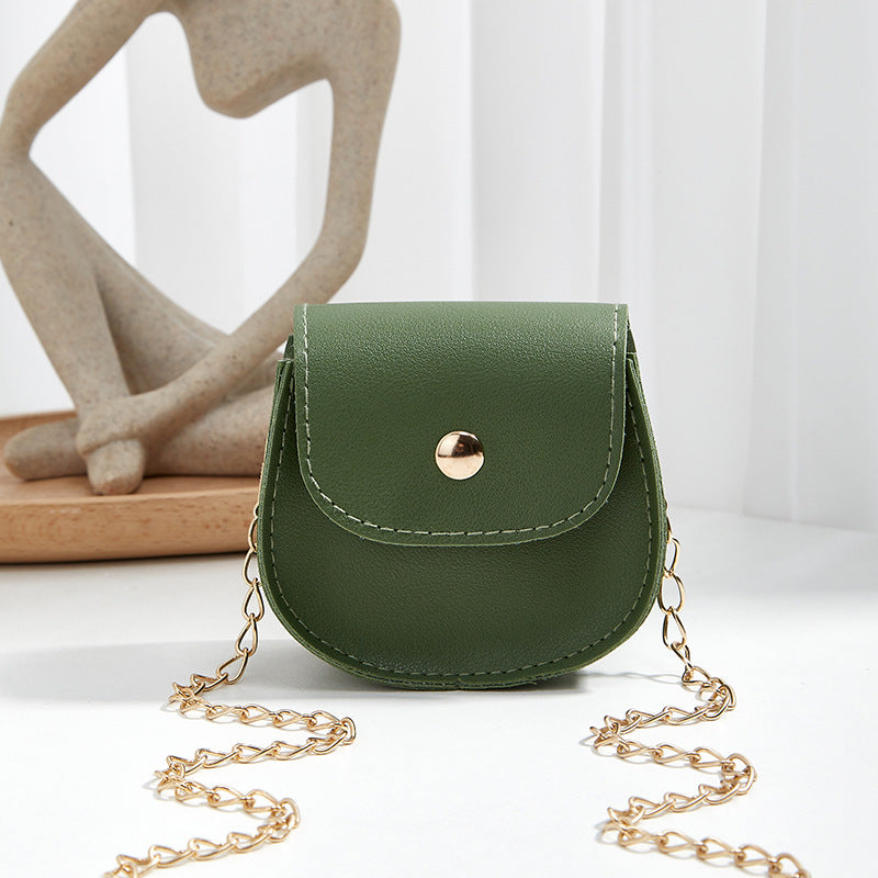Women's Cute Simple Chain Strap Korean Style Women's Messenger Bag