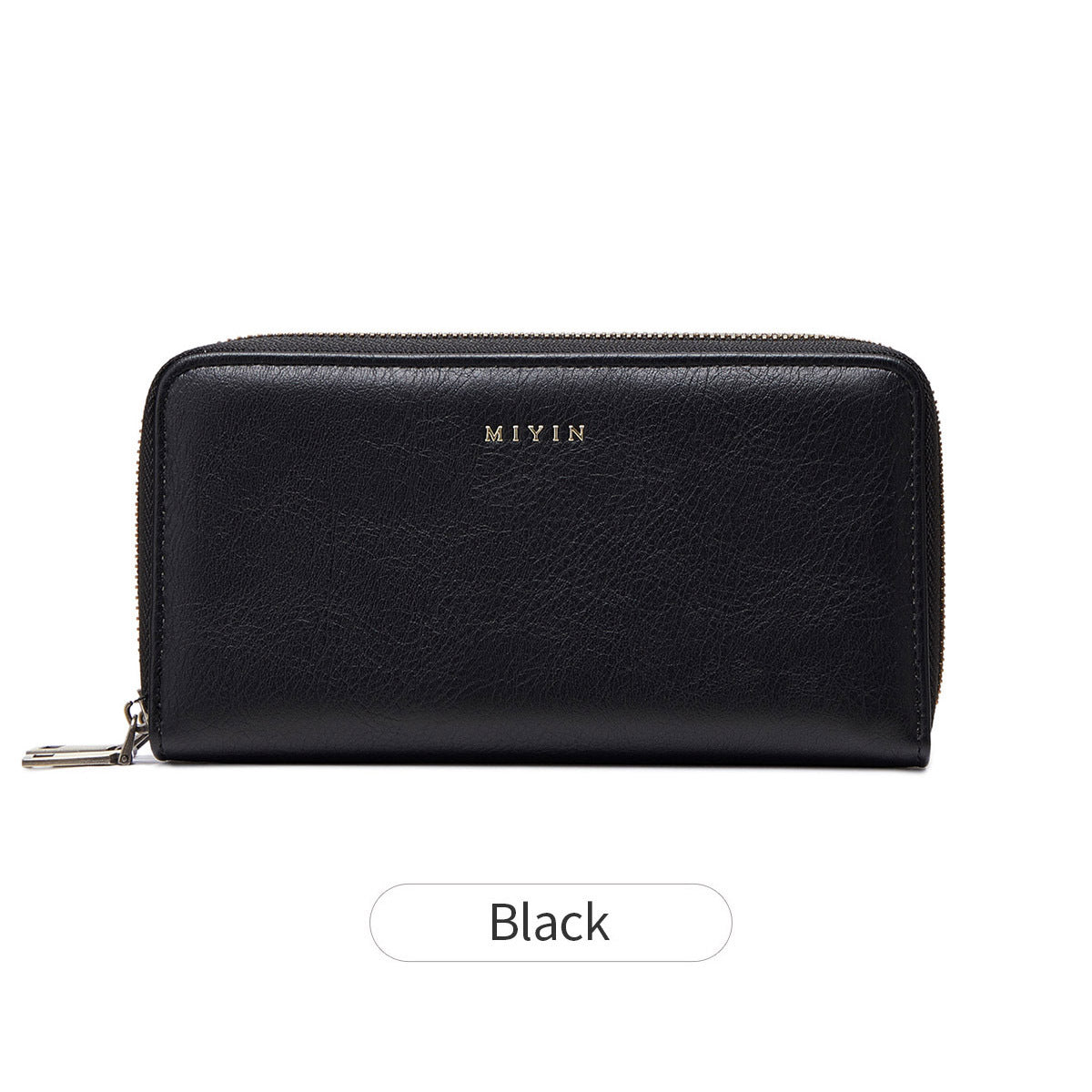 Women's Swiping Double Zipper Large Capacity Long Vintage Ladies Wallet