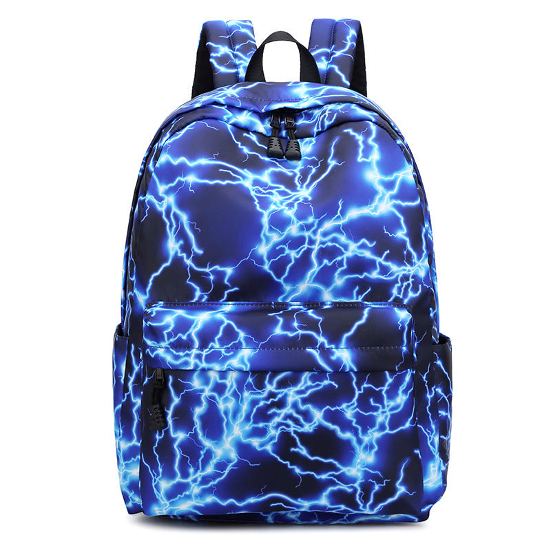 Women's & Men's & Junior Canvas Printing Starry Sky Middle School Students' Schoolbags