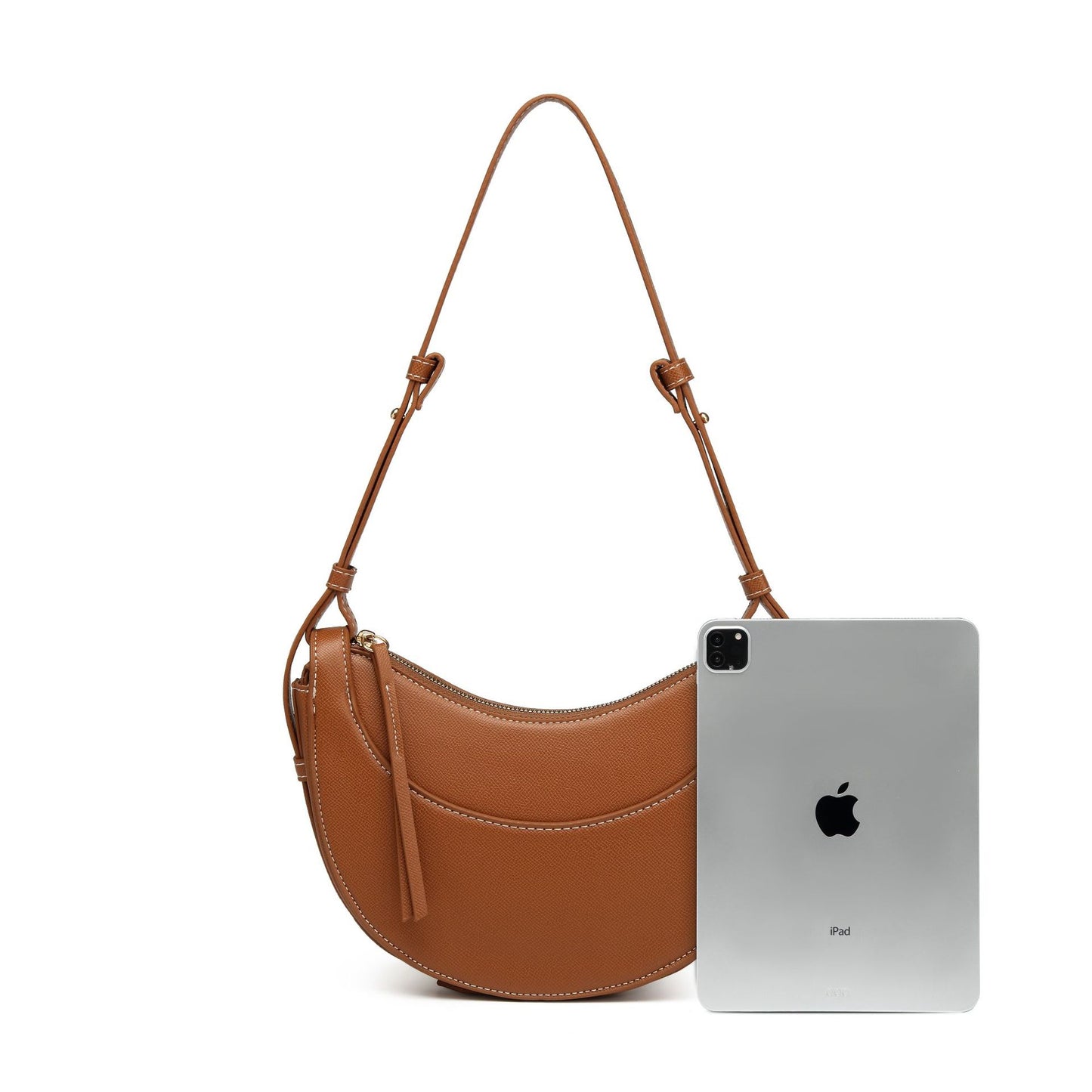 French Minority Design Female Advanced Texture Litchi Pattern Crossbody Bags