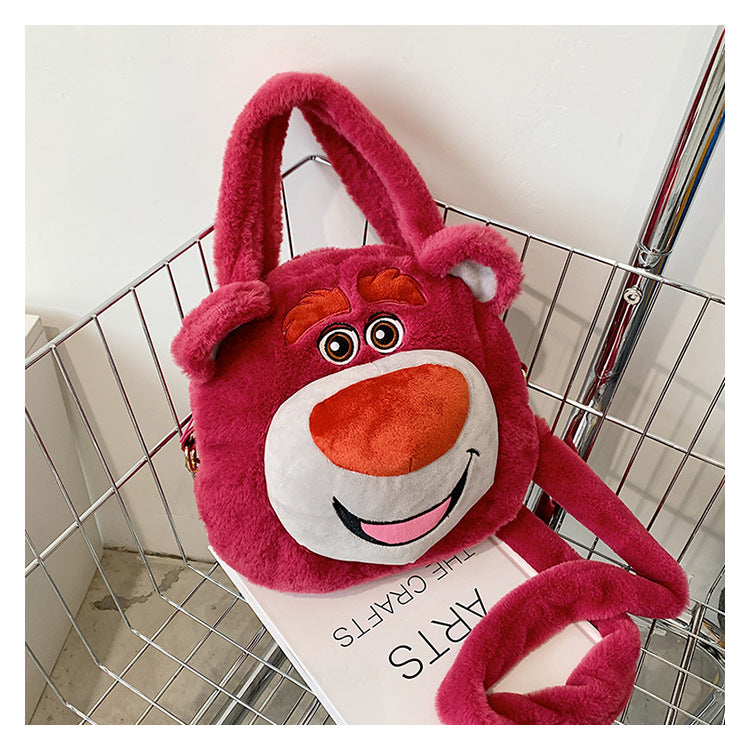 Women's Toy Toothless Korean Style Plush Portable Big Women's Messenger Bag