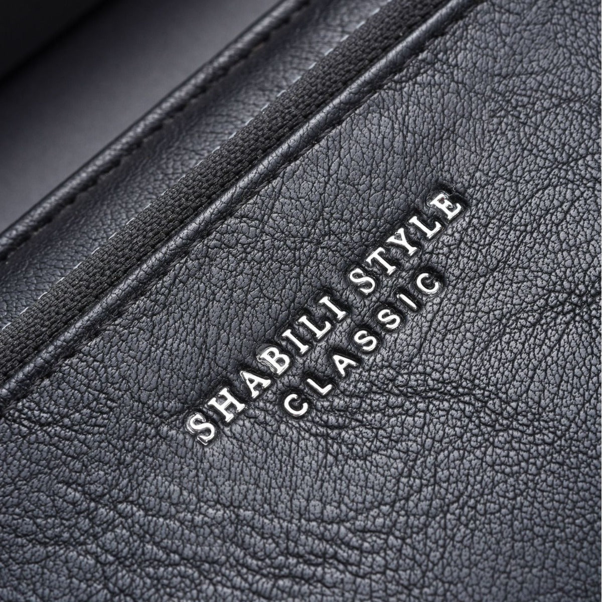Men's Zipper Outer Car Drawing Mobile Clutch Soft Leather Phone Bags